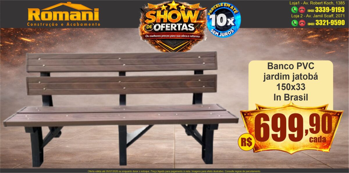 gr_banco de jardim pvc in brasil show de oferta promocao