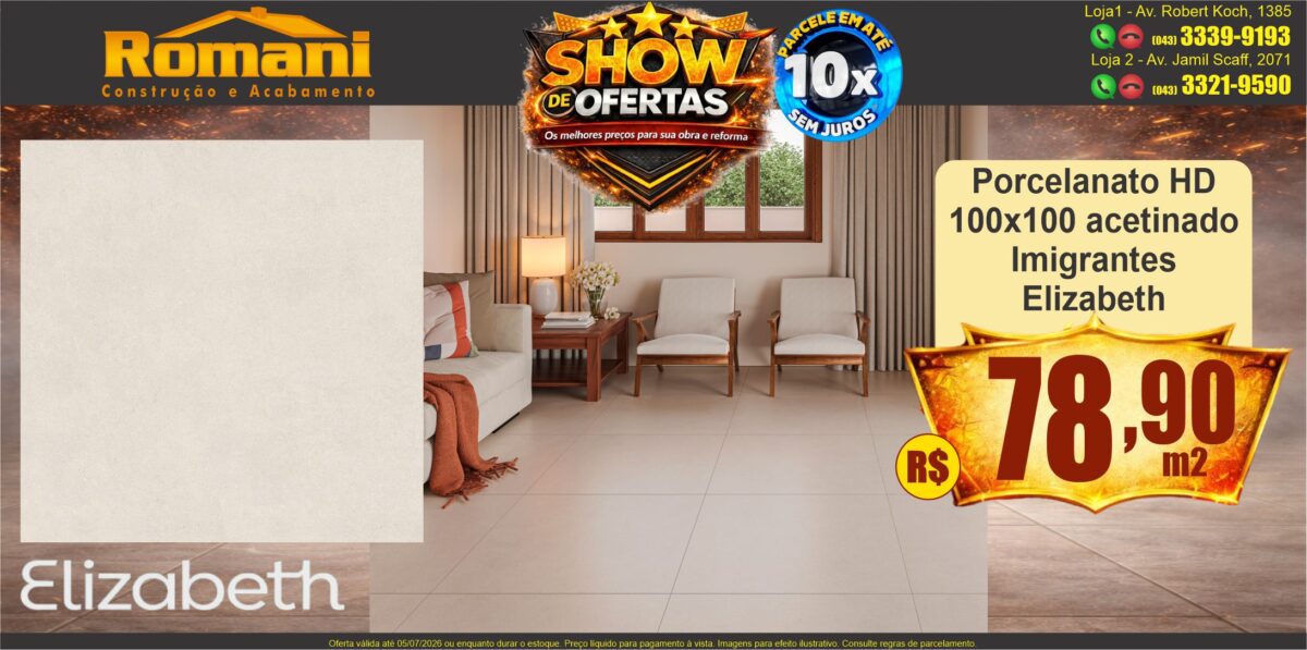 gr_porcelanato imigrantes acetinado 100x100 elizabeth show de ofertas promocao