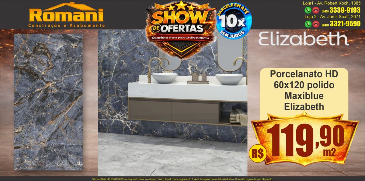 gr_porcelanto polido 60x120 maxiblue elizabeth show de ofertas promocao