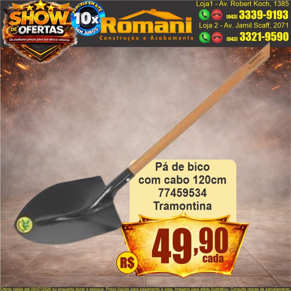 pa de bico tramontina show de ofertas promocao