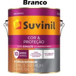 ESMALTE SOLVENTE COR PROTECAO BRILHANTE 3,6L BRANCO SUVINIL