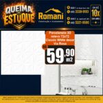 PORCELANATO ACETINADO RELEVO WHITE DECOR 72X72 VIA ROSA (1,55)