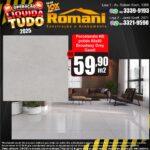 PORCELANATO BROADWAY DARK GREY POLIDO RT 80X80 GAUDI (2,57)
