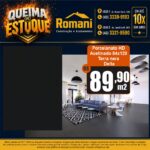 PORCELANATO ACETINADO TERRA NERA BLACK 84X120 DELTA (3,00)*