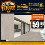 PORCELANATO ACETINADO RET 63X120 TORONTO CEMENT DELTA (2,25)*