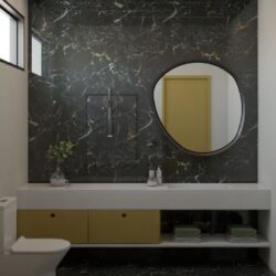 PORCELANATO SAINT BLACK 119X119 GAUDI 2,83MT