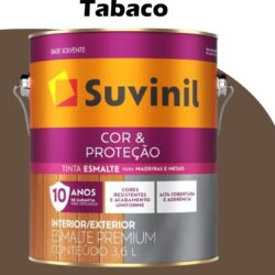 ESMALTE SOLVENTE COR PROTECAO BRILHANTE 3,6L TABACO SUVINIL