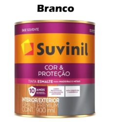 ESMALTE SOLVENTE COR PROTECAO BRILHANTE 0,9L BRANCO SUVINIL
