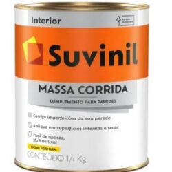 MASSA CORRIDA INTERIOR 1.4KG (0,9L) SUVINIL