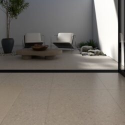 PORCELANATO RETIFICADO ACETINADO 91X91 TERRAZZINE BIANCO SAVANE (2,48)