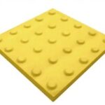 PISO TATIL ALERTA AMARELO 30X30CM 20MM UNIDADE (ENC)