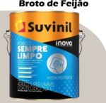 TINTA ACRILICA FOSCO SEMPRE LIMPO INOVA 3,2L BROTO DE FEIJAO SUVINIL SUPER LAVAVEL