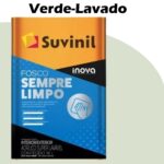 TINTA ACRILICA FOSCO SEMPRE LIMPO INOVA 16L VERDE-LAVADO (B055) SUVINIL SUPER LAVAVEL