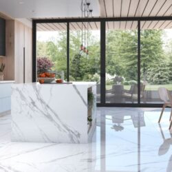PORCELANATO MARMO BRANCO POLIDO MARMORIZADO 120X240 ELIANE (2,88)/