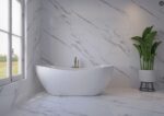 PORCELANATO MARMO BRANCO POLIDO MARMORIZADO 80X160 ELIANE (2,56)/