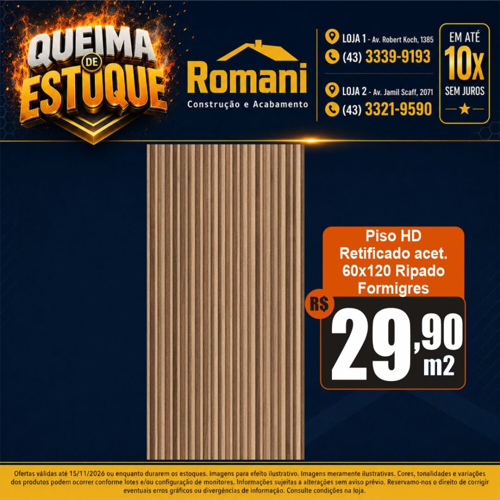 piso dh gran ripamado amadeirado 60x120 formigres queima de estoque londirna