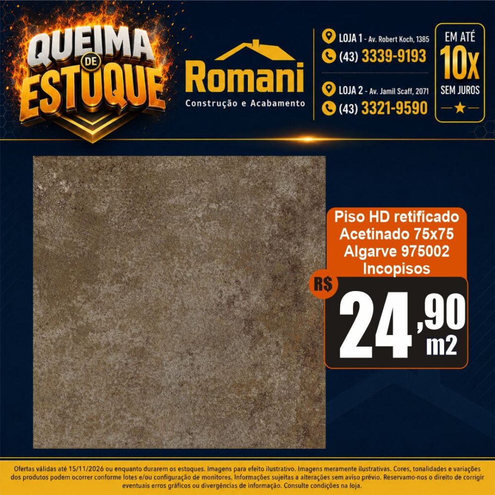 piso hd algarve queima de estoque londirna