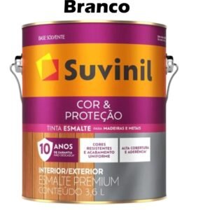 a6620252-08fd-43fd-9efd-51d7508debc7 ESMALTE SOLVENTE COR PROTECAO BRILHANTE 3,6L BRANCO SUVINIL