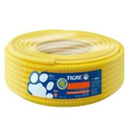 ELETRODUTO CORRUGADO AMARELA 25 (3/4) ROLO 50M TIGREFLEX