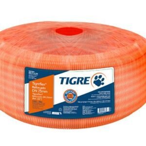 ELETRODUTO CORRUGADO REF LARANJA 32MM (1") ROLO 25M TIGREFLEX