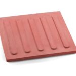 PISO TATIL GUIA VERMELHO 30X30CM 20MM UNIDADE