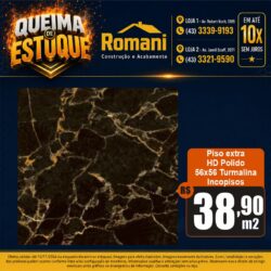 PISO TURMALINA NEGRA INCOPISOS 56X56 POLIDO 2,21MT