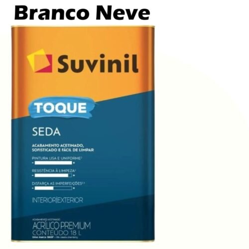 4aa291de-8bce-405e-9e77-9b48a4ca167e TINTA ACRILICA ACETINADA TOQUE SEDA 18L BRANCO NEVE SUVINIL