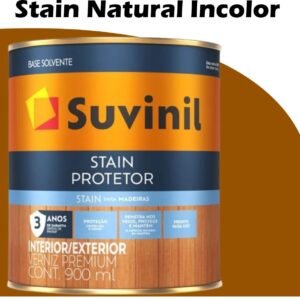VERNIZ STAIN PROTETOR ACETINADO 3,6L NATURAL SUVINIL