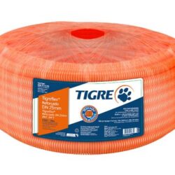 ELETRODUTO CORRUGADO REF LARANJA 25MM (3/4) ROLO 50M TIGREFLEX