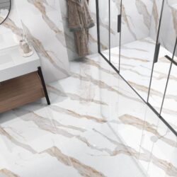 PISO HD CALACATA BIANCO 81X81 POLIDO FORMIGRES (1,97) RETIFICADO