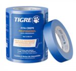 FITA CREPE AZUL PROFISSIONAL AINTI-UV 24MMX50M TIGRE 62182024