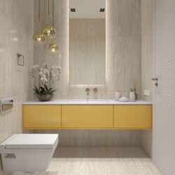 PISO HD RETIFICADO TRAVERTINO ACETINADO BEGE 88X88 FORMIGRES (2,32)