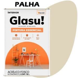 bc1252f6-b519-4ce3-a9d0-38f0dfac40cc TINTA ACRILICA FOSCA GLASU PINTURA ESSENCIAL 18L PALHA SUVINIL