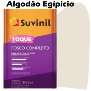 8e0b5d5f-3116-47bd-a2db-f0f2a0cfda94 TINTA ACRILICA TOQUE FOSCO COMPLETO 18L ALGODAO EGIPICIO SUVINIL