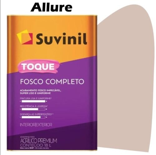 TINTA ACRILICA TOQUE FOSCO COMPLETO 18L ALLURE SUVINIL