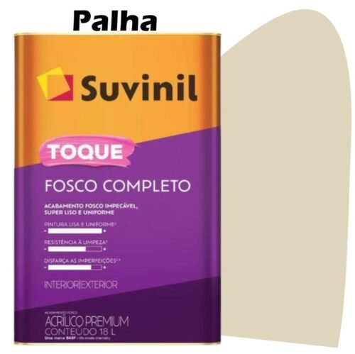 TINTA ACRILICA TOQUE FOSCO COMPLETO 16L (A) PALHA (RM010) SUVINIL