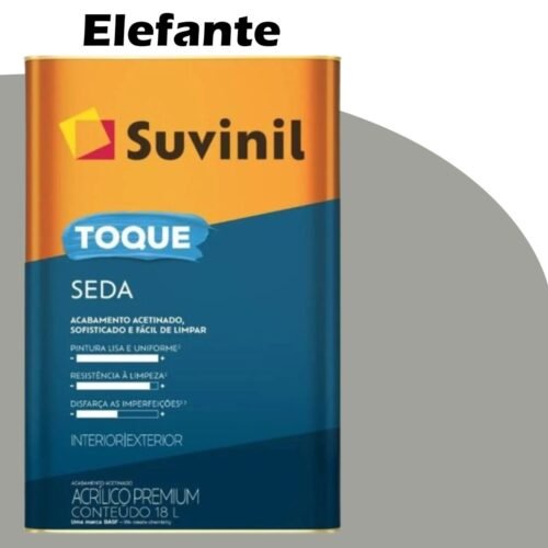 004b7497-5ef8-4b9c-82f0-aebbfc42213a TINTA ACRILICA ACETINADA TOQUE SEDA 18L ELEFANTE SUVINIL