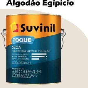 f212f24b-cbd9-4c95-8c02-e32a848478d6 TINTA ACRILICA ACETINADA TOQUE SEDA 3,6L ALGODAO EGIPICIO SUVINIL