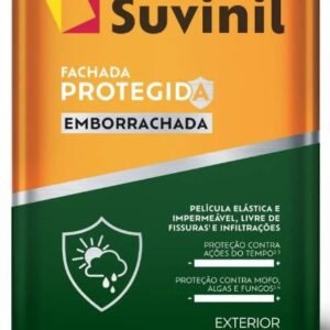 9ce32802-5195-41fb-a2e1-bd8d2120fa81 TINTA ACRILICA EMBORRACHADA FACHADA PROTEGIDA18L BRANCO NEVE SUVINIL