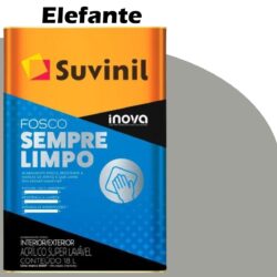 TINTA ACRILICA FOSCO SEMPRE LIMPO INOVA 16L ELEFANTE (D161) SUVINIL SUPER LAVAVEL