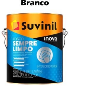 aa9c271d-bbe7-4e4c-b968-09a05b99bff7 TINTA ACRILICA FOSCO SEMPRE LIMPO 3,6L BRANCO NEVE SUVINIL