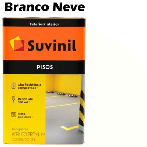 TINTA ACRILICA FOSCO PREMIUM PISOS 18L BRANCO NEVE SUVINIL