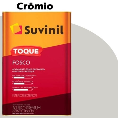 TINTA ACRILICA TOQUE FOSCO (CLASSICA) 18L CROMIO (B161) SUVINIL