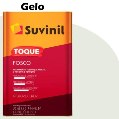 TINTA ACRILICA TOQUE FOSCO (CLASSICA) 16L (A) GELO (RM012) SUVINIL
