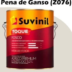 TINTA ACRILICA TOQUE FOSCO (CLASSICA) 3,2L (A) PENA DE GANSO (Z076) SUVINIL