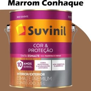 1af46d4f-8bde-41b4-b87a-80dc6b681a47 ESMALTE SOLVENTE COR PROTECAO BRILHANTE 3,6L MARROM CONHAQUE SUVINIL