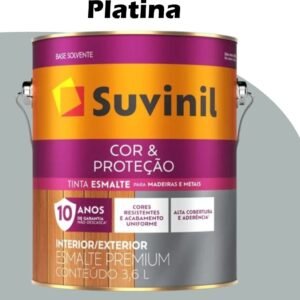 c66b1145-7262-4462-974d-4a0e3c68ef6f ESMALTE SOLVENTE COR PROTECAO BRILHANTE 3,6L PLATINA SUVINIL