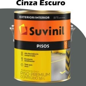aabd1d44-5a10-43db-b341-b54a02c344f8 TINTA ACRILICA FOSCO PREMIUM PISOS 3,6L CINZA ESCURO SUVINIL