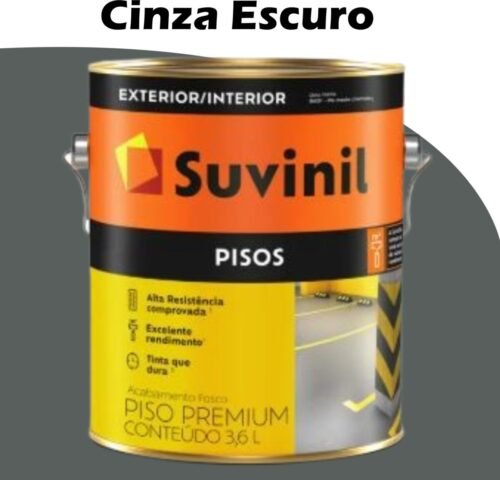 aabd1d44-5a10-43db-b341-b54a02c344f8 TINTA ACRILICA FOSCO PREMIUM PISOS 3,6L CINZA ESCURO SUVINIL