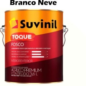 f5c5fc2b-f0b3-4916-bedd-2fef11463468 TINTA ACRILICA TOQUE FOSCO (CLASSICA) 3,6L BRANCO NEVE SUVINIL